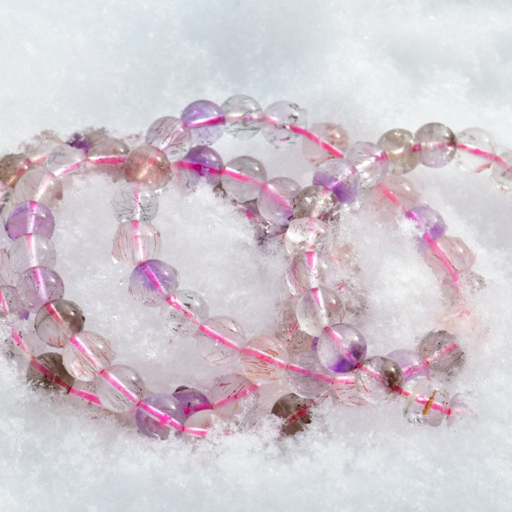 Crystalbabyhkyyc 🔮 8mm Super Seven Crystal Bracelet